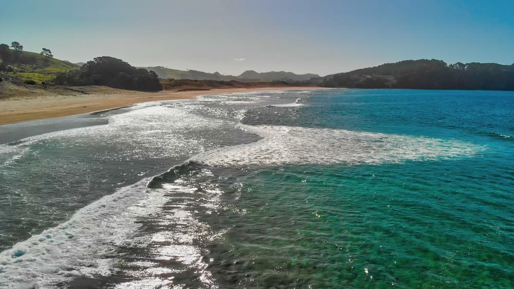 Hot Water Beach in New Zealand